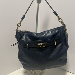 Coach Chelsea Hobo Navy Shoulder Bag